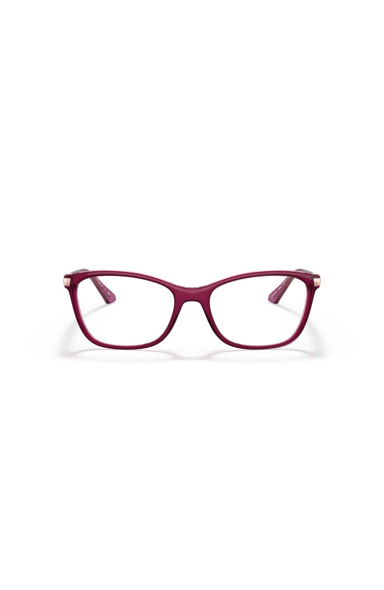 Vogue Eyewear 53mm Rectangle optical glasses, Alternate, color, Violet