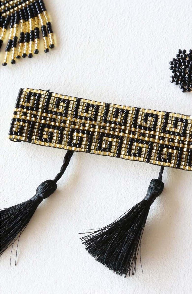 Fosterie Key Cuff Bracelet, Alternate, color, Black