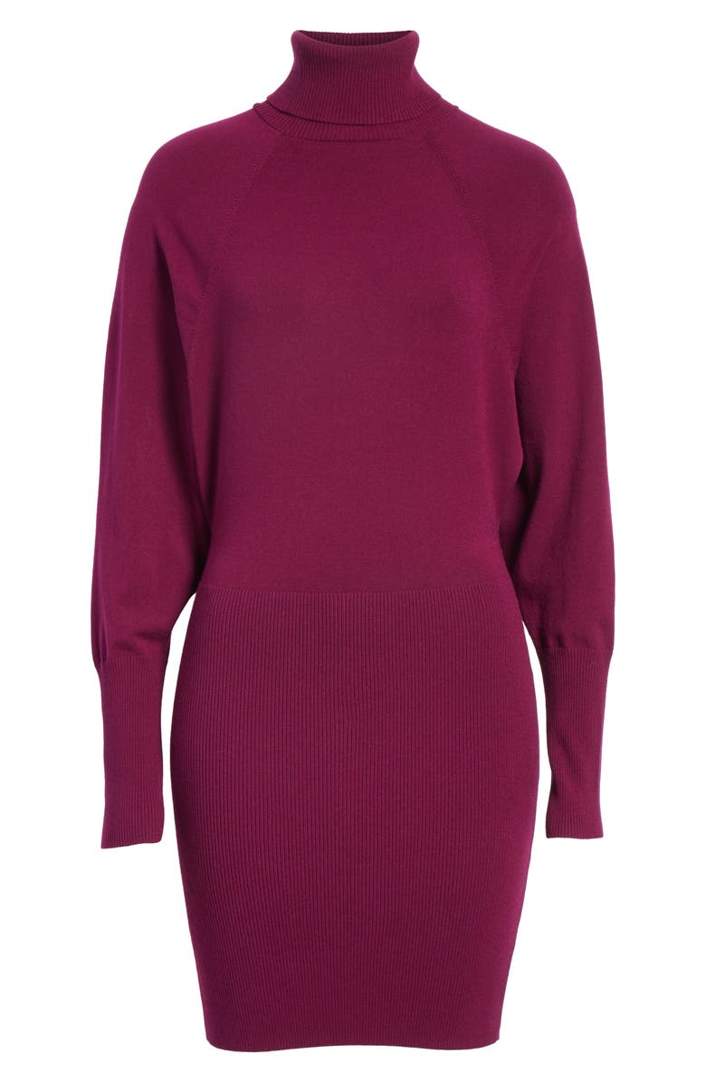 A.L.C. Caren Turtleneck Sweater Dress, Alternate, color, 