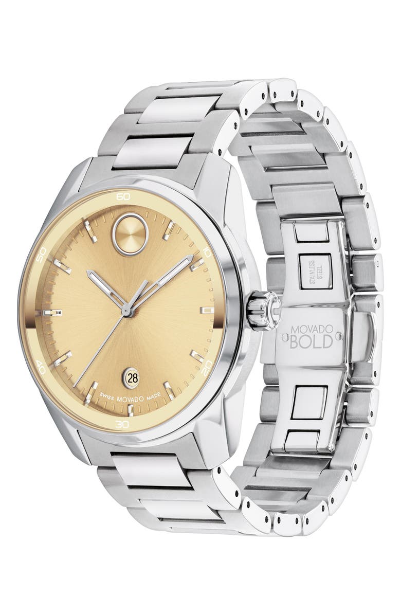 Movado Bold Verso Bracelet Watch, 42mm, Alternate, color, 