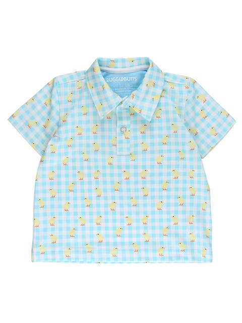 Boys Knit Short Sleeve Performance Polo