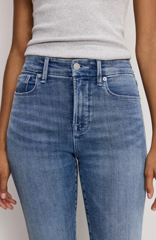 Good American Good Legs High Waist Flare Jeans In Blue