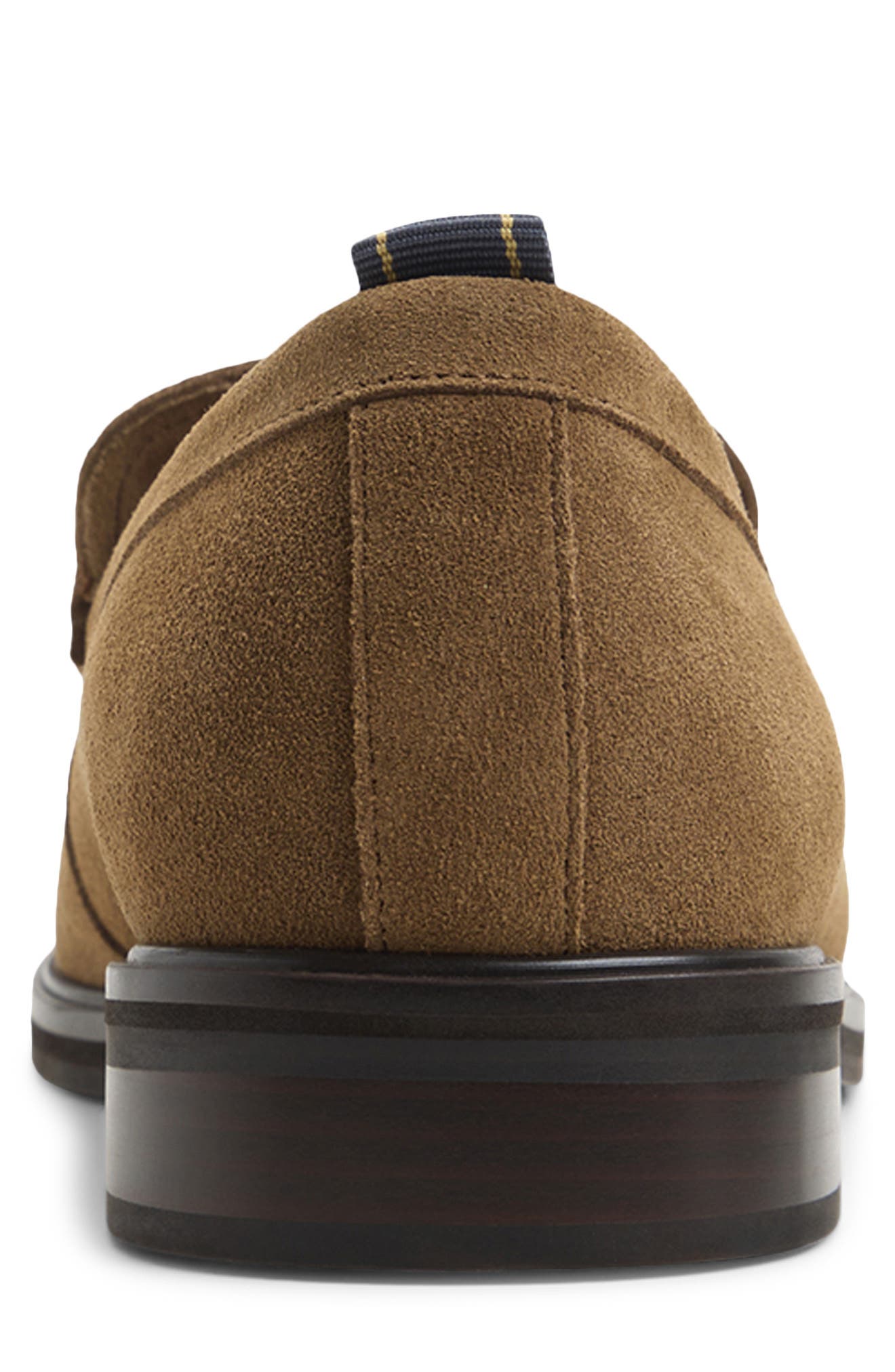 Brooks Brothers Belport Moc Toe Loafer, Alternate, color, Medium Brown