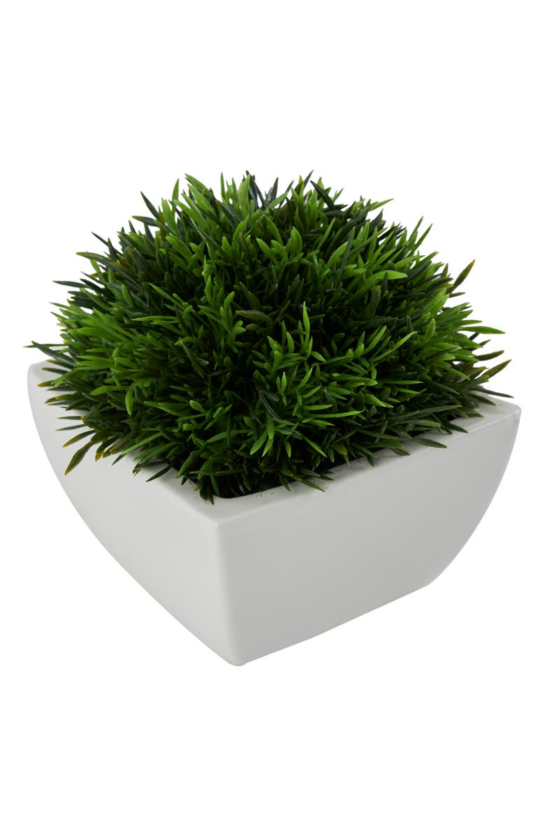 GINGER BIRCH STUDIO Green Faux Foliage Potted Artificial Plant, Alternate, color,