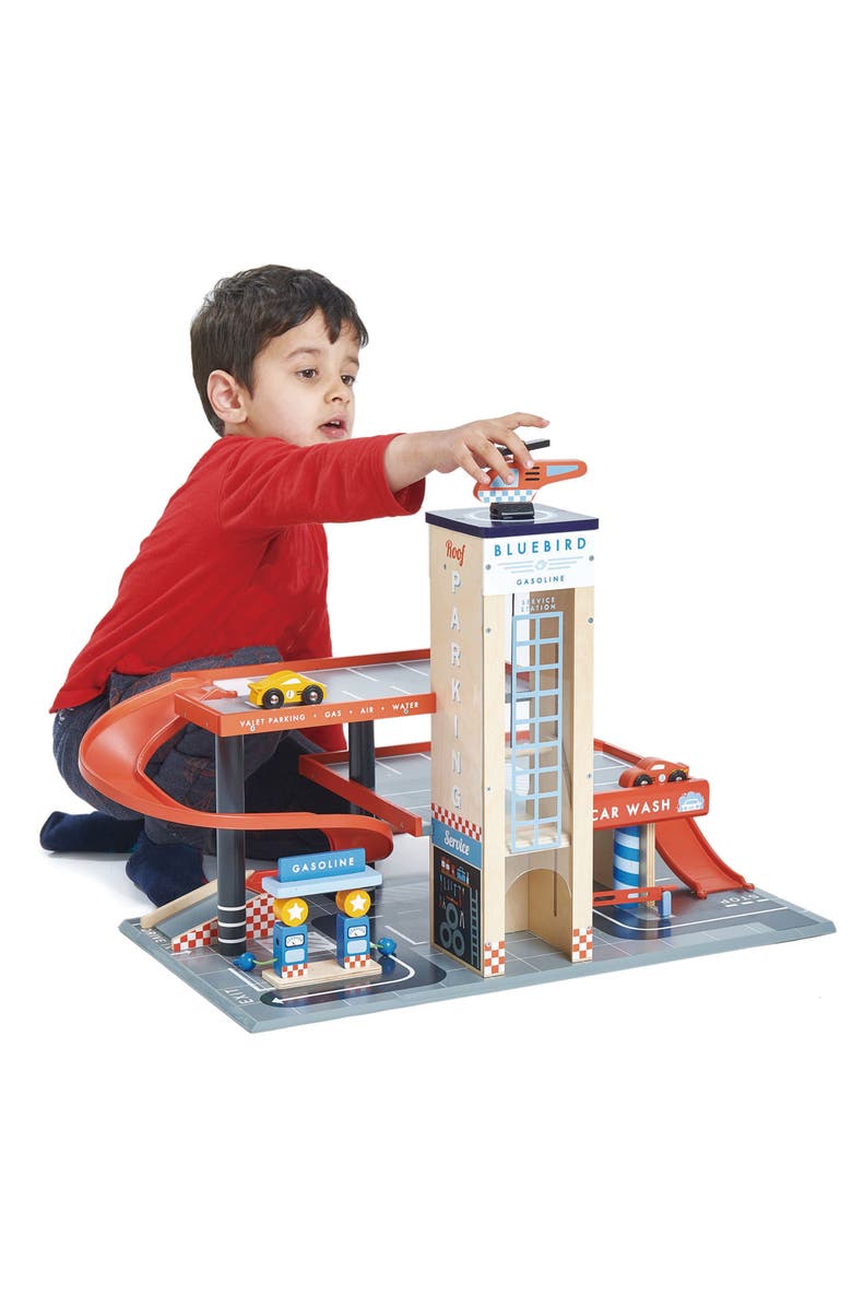 Tender Leaf Toys Bluebird Service Station Playset, Alternate, color, Multi