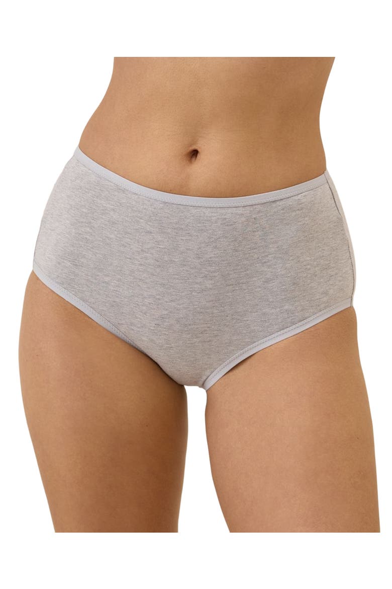 Organic Cotton Everyday High Rise Brief 6-Pack, Alternate, color, Cool Neutrals