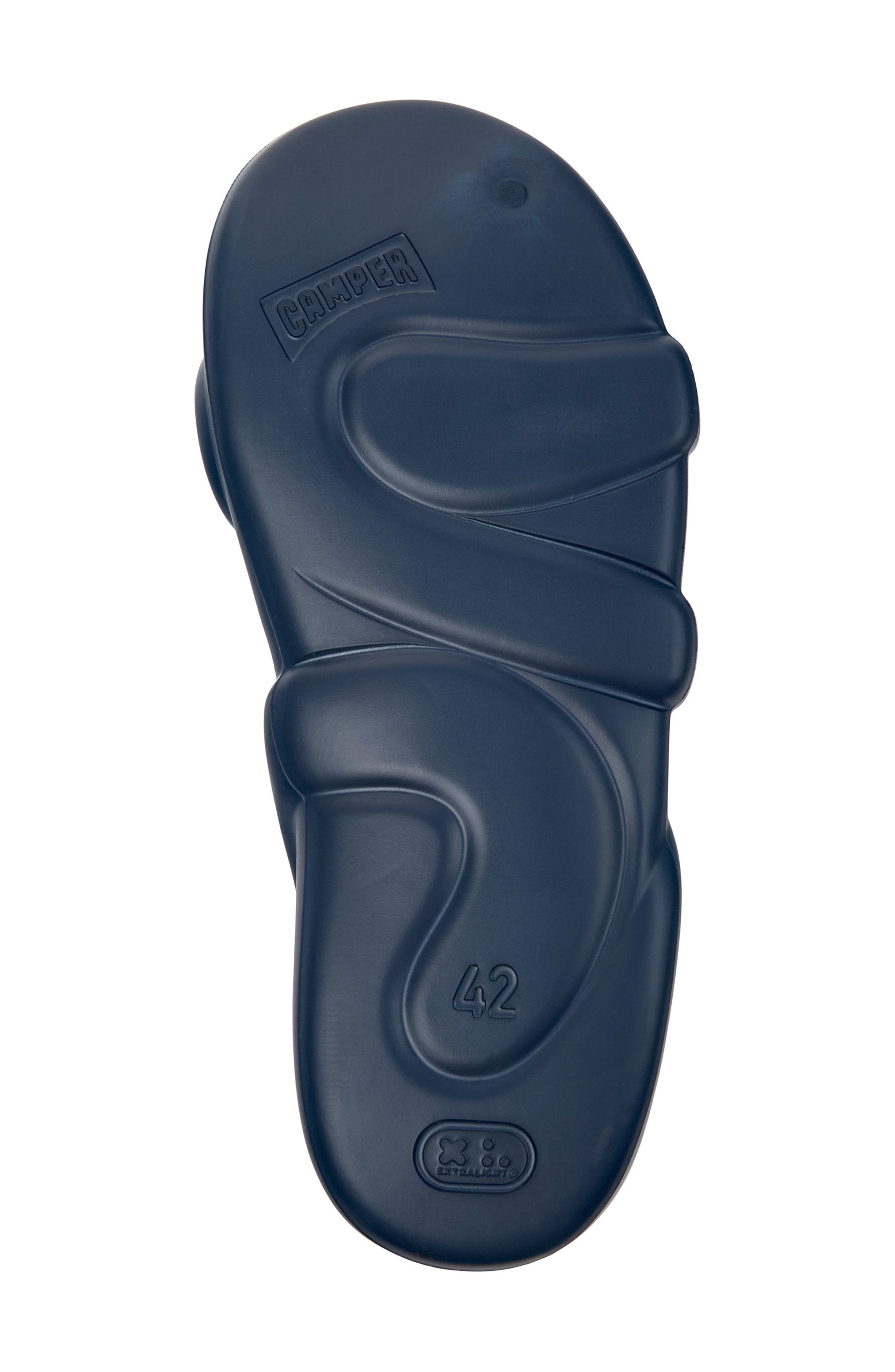 Camper Kobarah Flat Slingback Sandal, Alternate, color, Navy