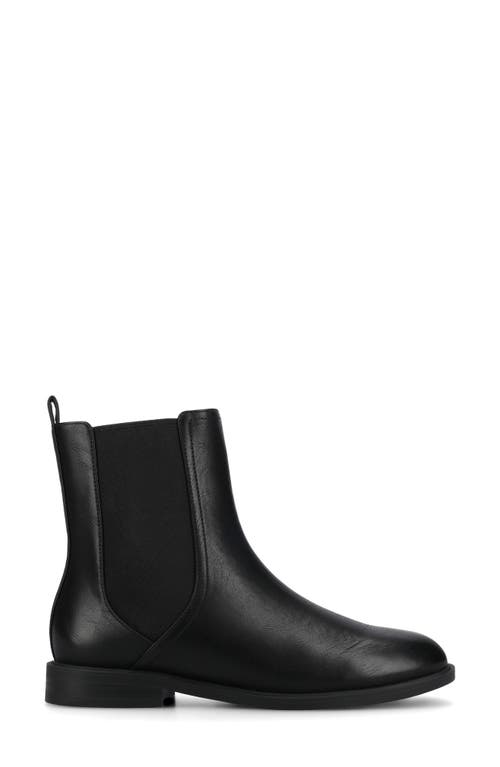 Journee Collection Violet Chelsea Boot In Black