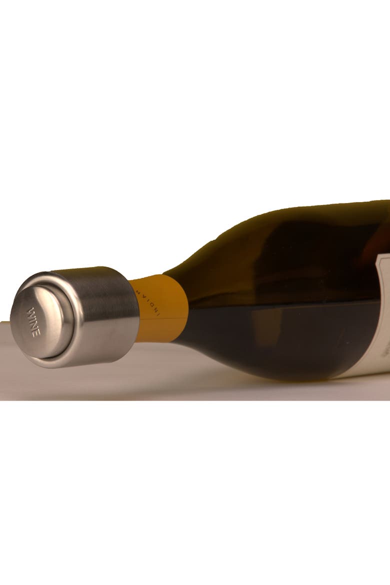 18/10 Stainless Steel Wine Sealer, Alternate, color, Silver