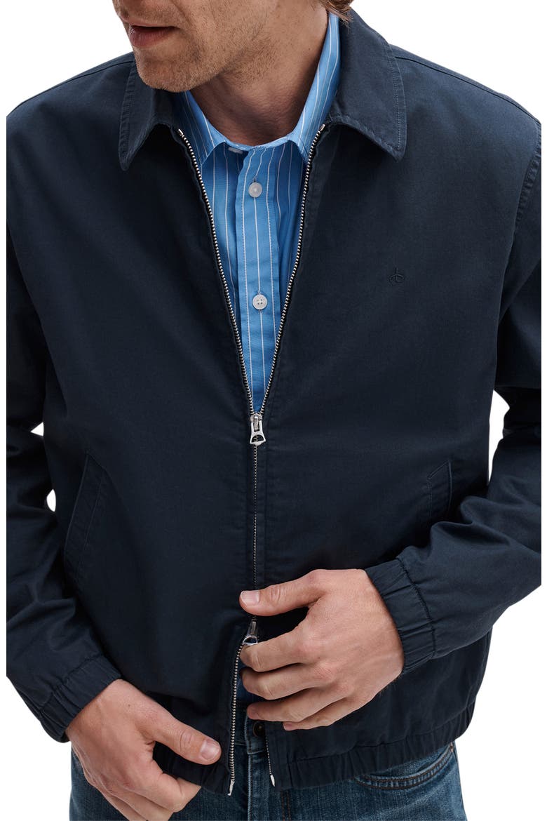Harrington Stretch Cotton Jacket, Alternate, color, SAIL