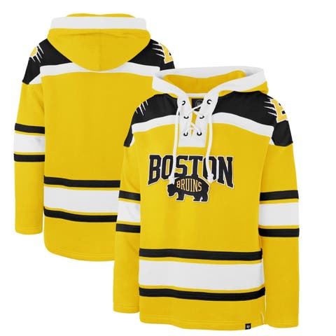 Men's '47 Gold Boston Bruins 2026 NHL Stadium Series Superior Lacer Hoodie