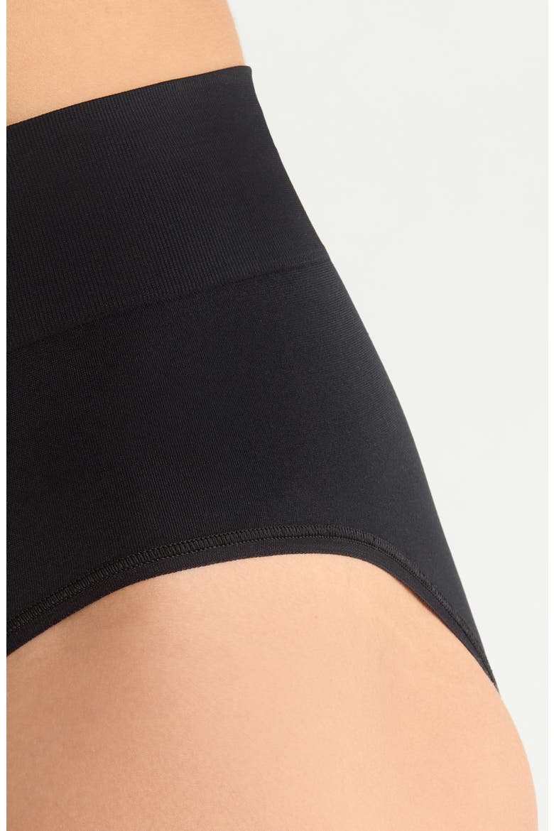 Seamless Briefs, Alternate, color, BLACK