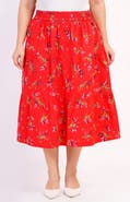 Leota Evelyn Tiered Midi Skirt