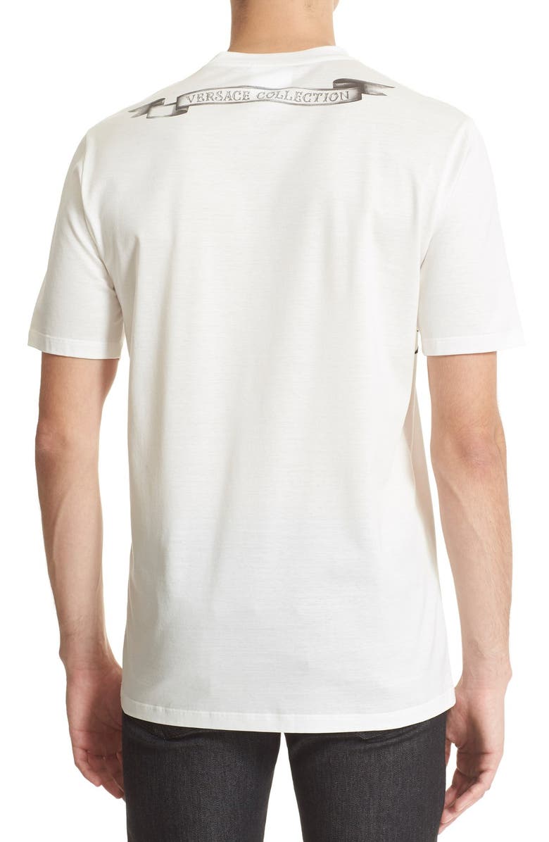Versace Collection 'Baroque' Graphic Cotton T-Shirt, Alternate, color, 