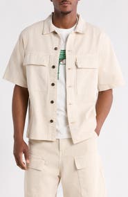 CRIMINAL DAMAGE Mechanic Button Front Shirt