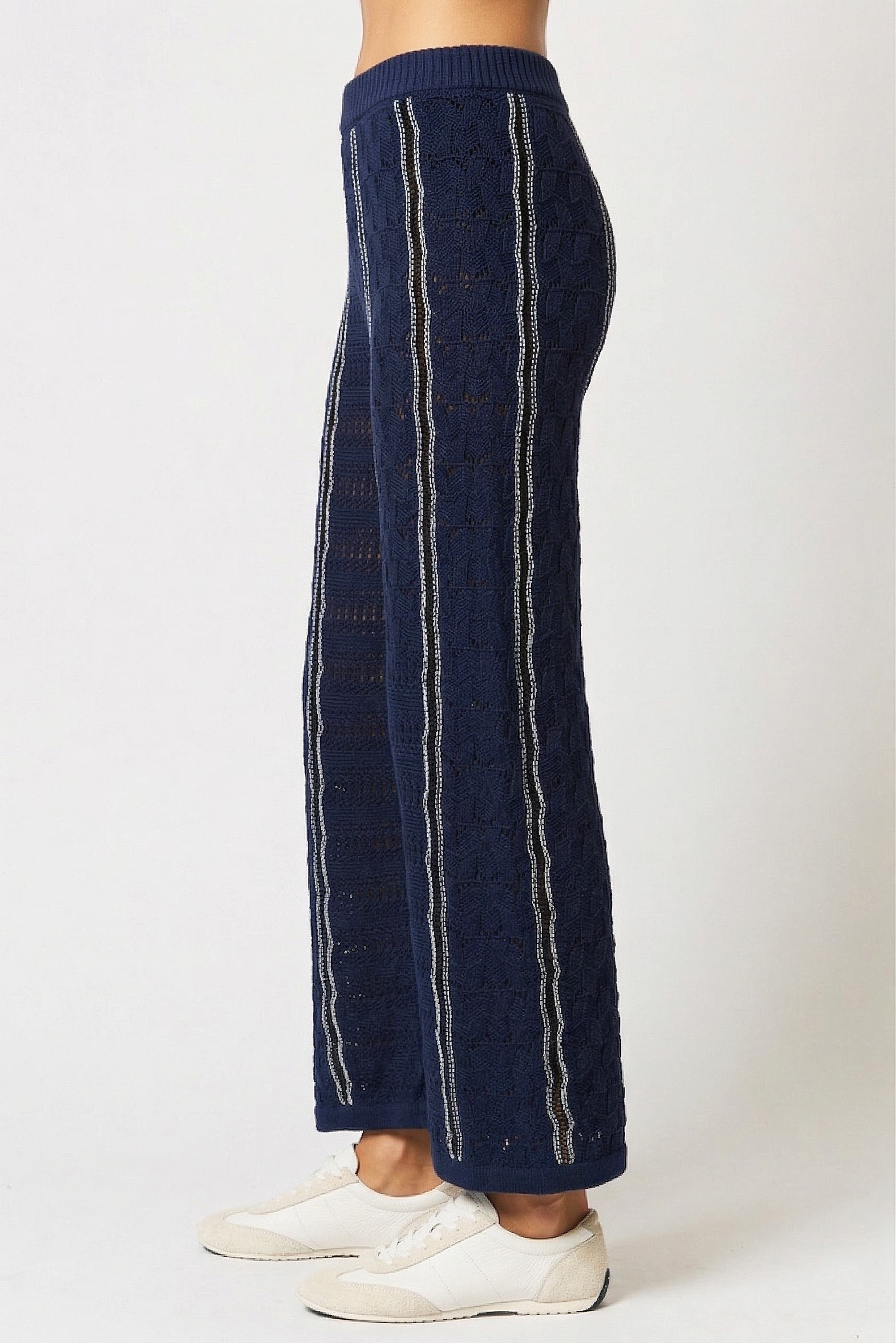 Amber Novelty Stitch Sweater Pant - image 2