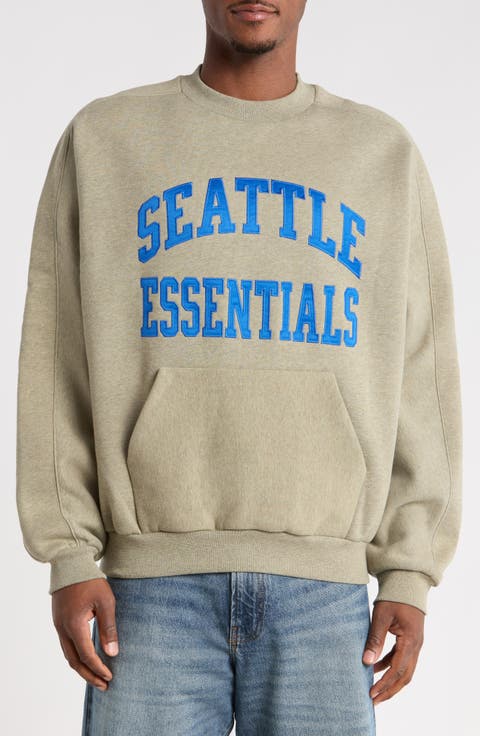Seattle Seahawks 90s Relaxed Crewneck Sweatshirt