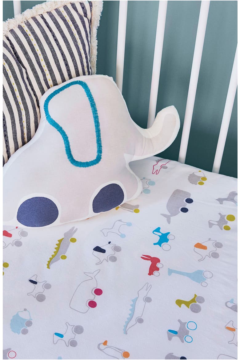 Pull Toys Crib Sheet (Nordstrom Exclusive), Alternate, color, MULTI