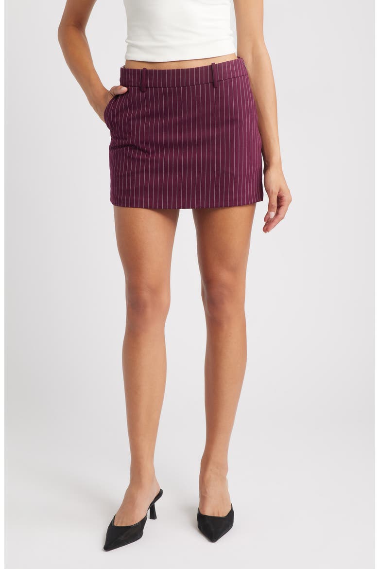 Kaia Skort, Main, color, MERLOT STRIPE