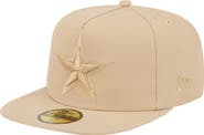 New Era Men's New Era Light Beige Dallas Cowboys Color Pack A-Frame 59FIFTY Fitted Hat