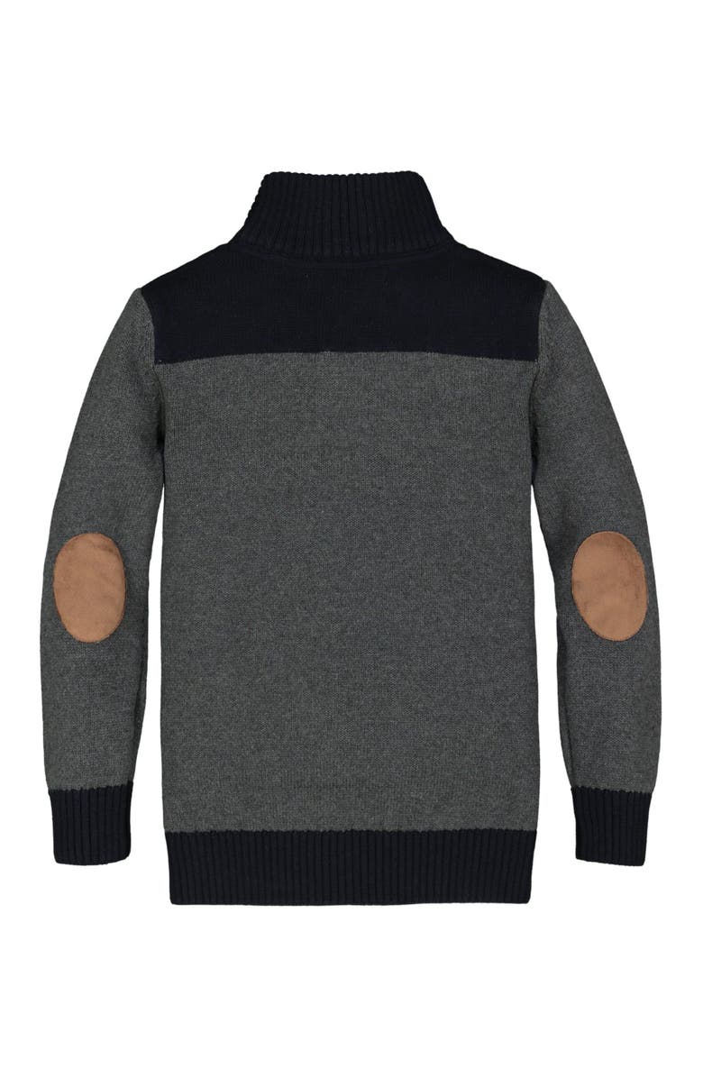 Hope & Henry Baby Boys' Organic Contrast Sweater with Elbow Patches, Infant, Alternate, color, 