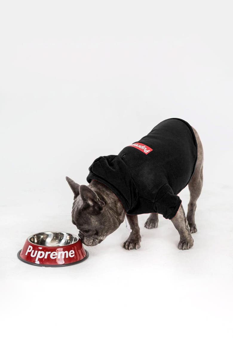 Fresh Pawz Pupreme Box Logo Hoodie, Alternate, color, 