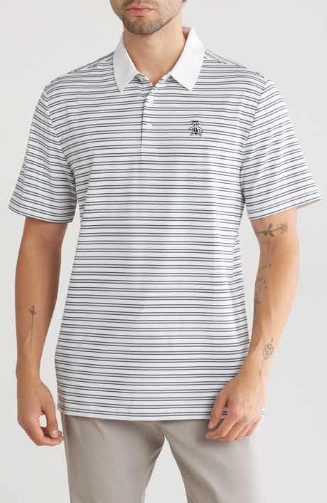 Original Penguin Yarn Dye Stripe Heritage Polo