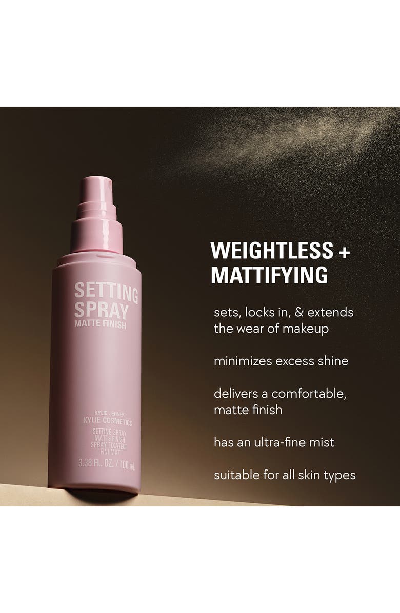 Kylie Cosmetics Mattifying Setting Spray, Alternate, color,