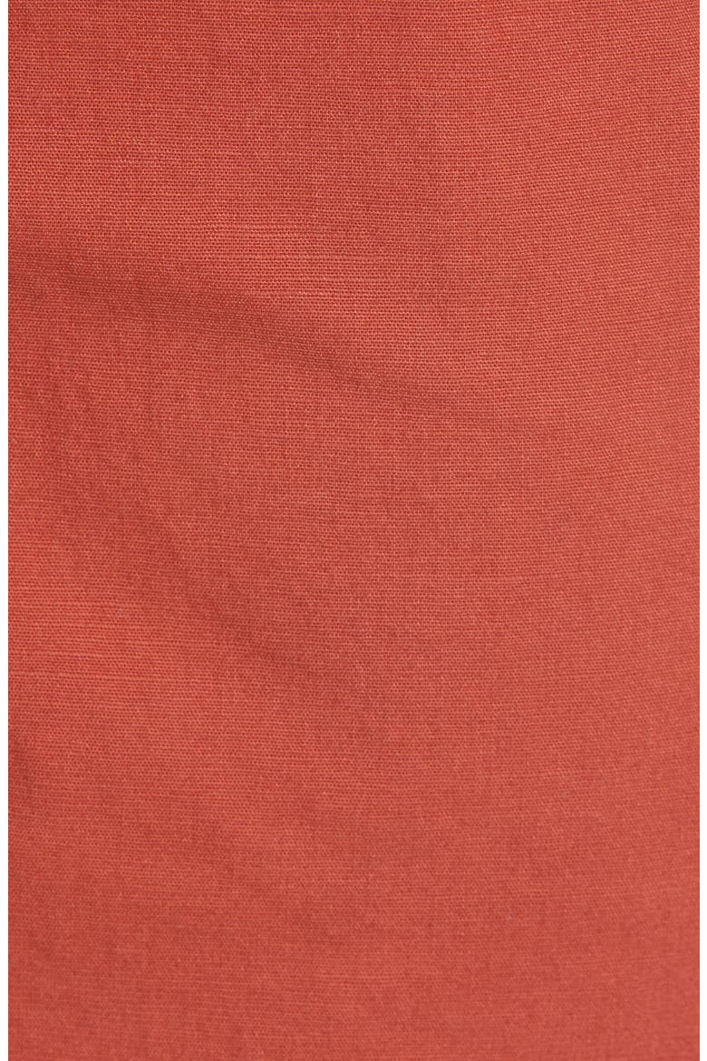 Slub Elastic Waist Slim Fit Shorts, Alternate, color, RED BARN