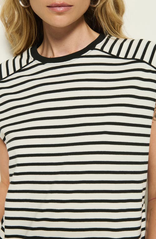 NATION LTD NATION LTD PERRY STRIPE ORGANIC COTTON MUSCLE TANK