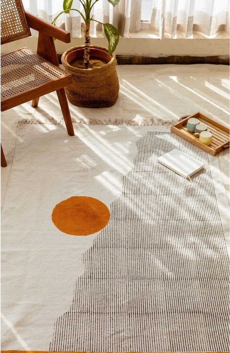 CQC LA New Sun Rug - 4' x 6', Alternate, color, 