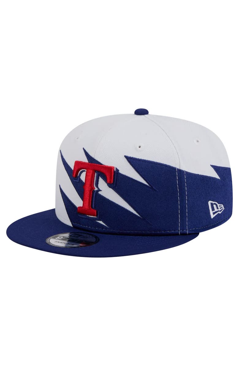New Era Men's New Era Royal/White Texas Rangers Jagged 9FIFTY Snapback Hat, Main, color, Royal