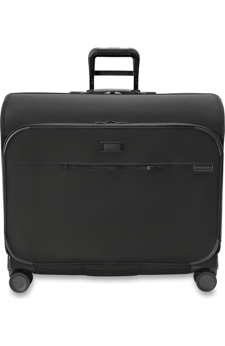 Briggs & Riley Baseline Deluxe Wardrobe Spinner Suitcase, Main, color, Black