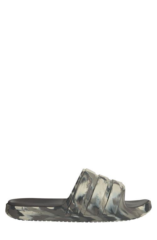 Adidas Originals Adidas Znscape Slide Sandal In Silver Pebble/charcoal