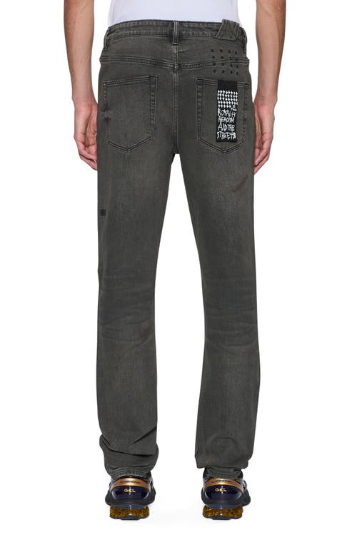 Ksubi Chitch Slim Tapered Leg Jeans In Multi