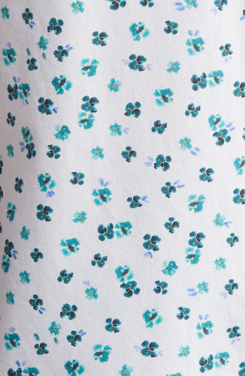 Rodd & Gunn Woodhill Forest Short Sleeve Button-Up Shirt, Alternate, color, White/ Cobalt