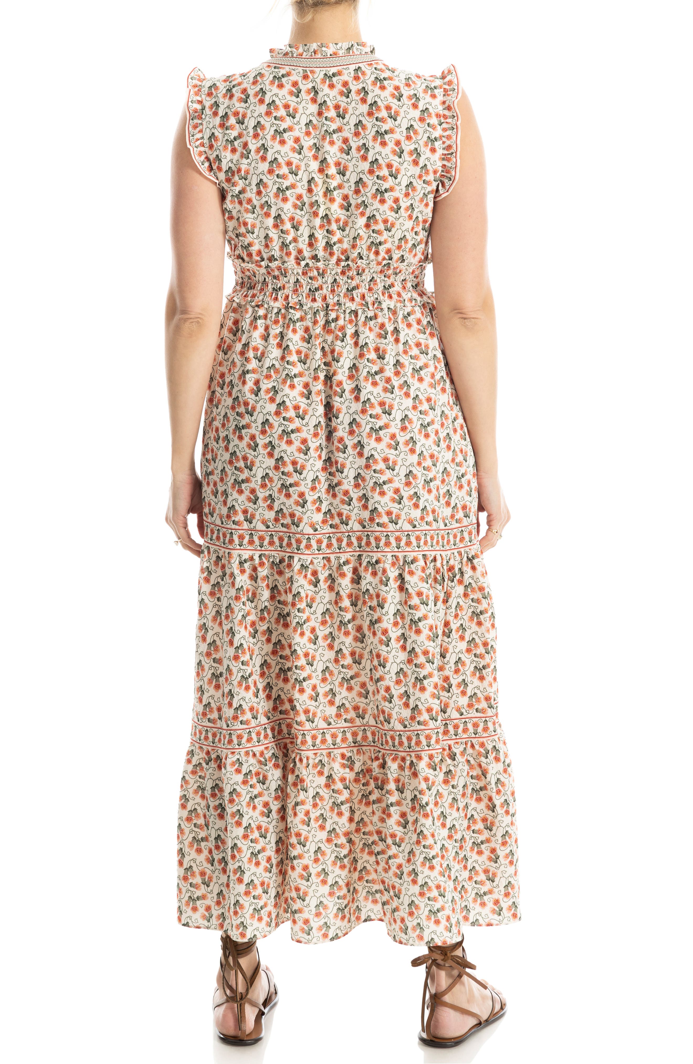 Smocked Fit & Flare Maxi Dress - image 2