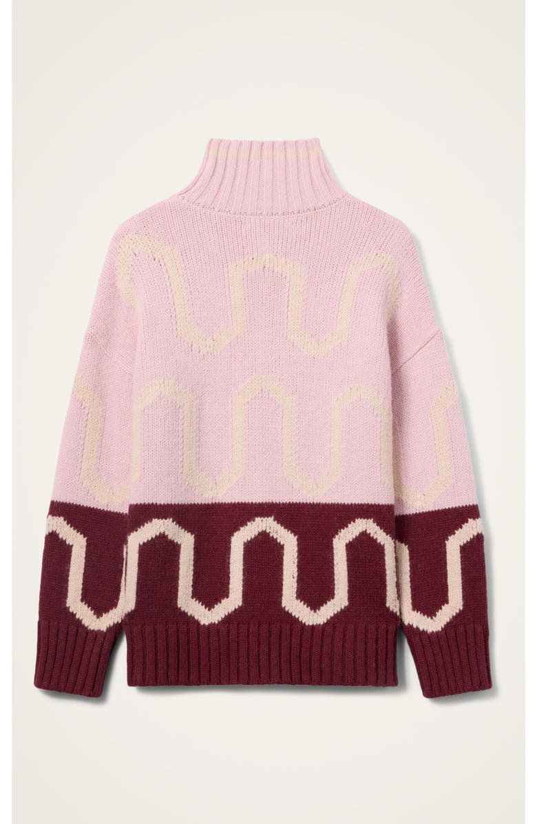 La DoubleJ Comber Turtleneck, Alternate, color, Multicolor