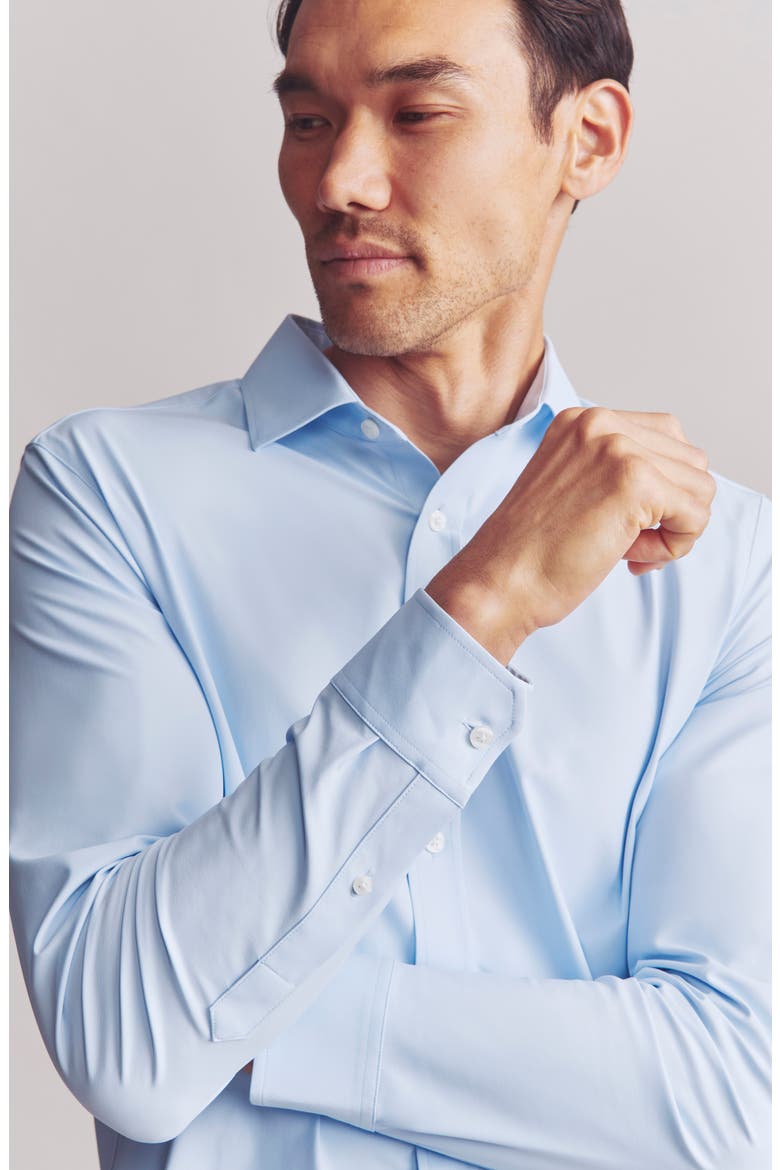 State of Mind Slim Fit Button-Up Shirt, Alternate, color, BLUE