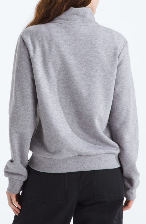 The North Face Evolution Quarter Zip Pullover In Gray