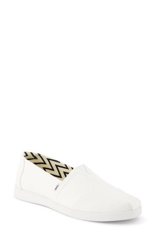 Shop Toms Alpargata Plus Slip-on In White