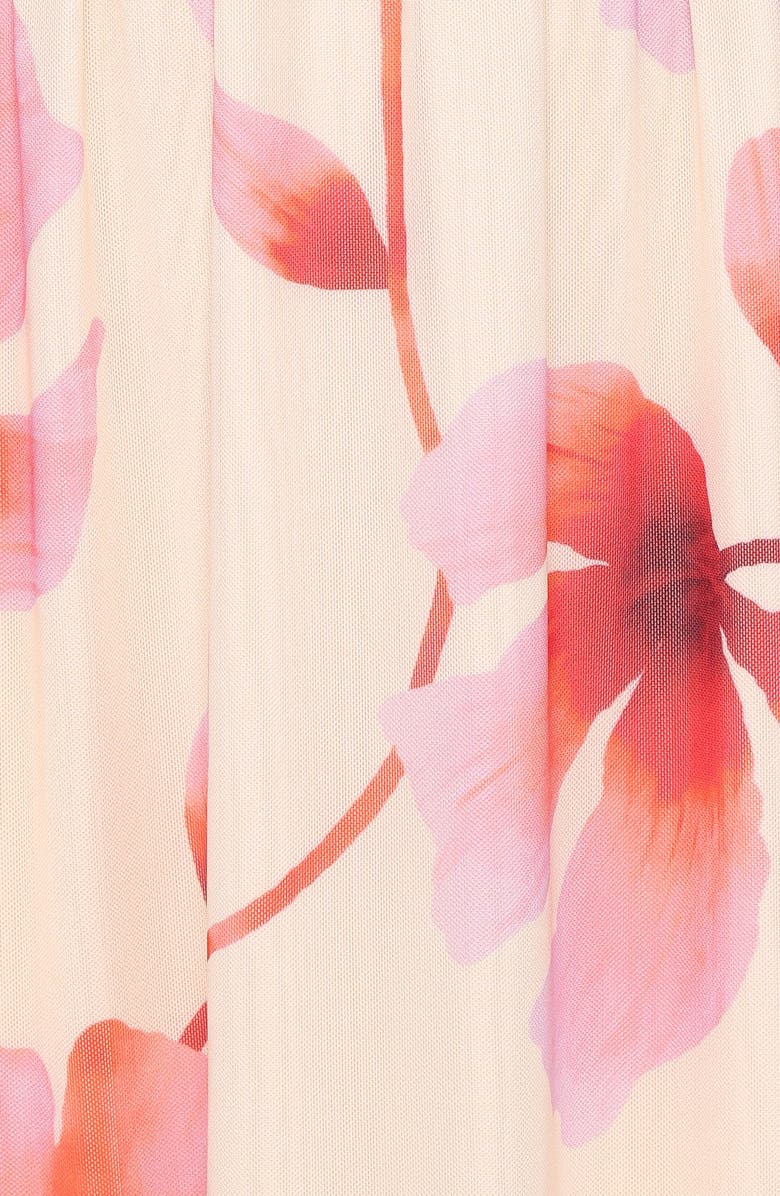 Petal & Pup Kaira Halter Neck Maxi Dress, Alternate, color, Pink Floral