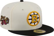 New Era Men's New Era Cream Boston Bruins 250th Anniversary of the United States Two-Tone 59FIFTY Fitted Hat