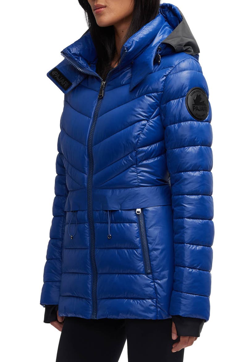 Bailey Packable Puffer Jacket, Alternate, color, SAPPHIRE