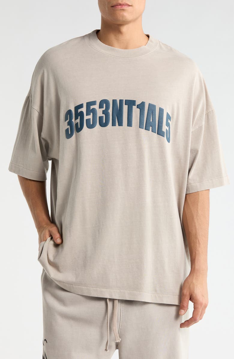 Fear of God Essentials New York '90s Logo Graphic T-Shirt, Main, color, Smoke Grey