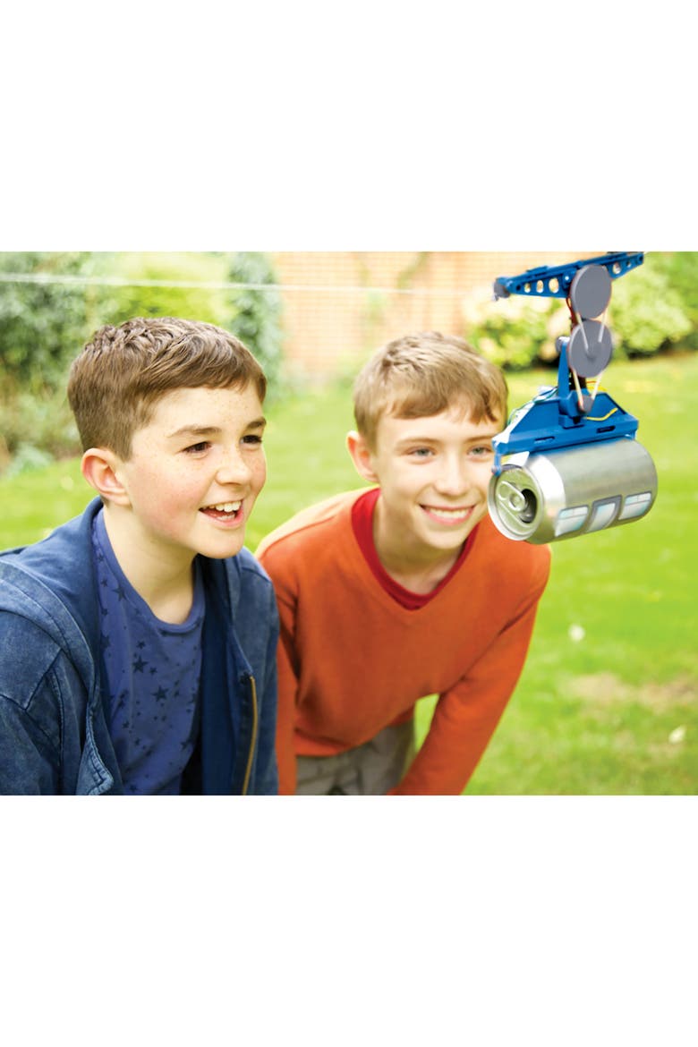 KidzRobotix Tin Can Cable Car, DIY Building Science Kit, Kids 8+, Alternate, color, Multicolored