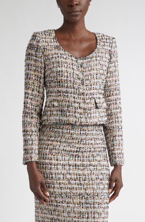 Metallic Tweed Jacket