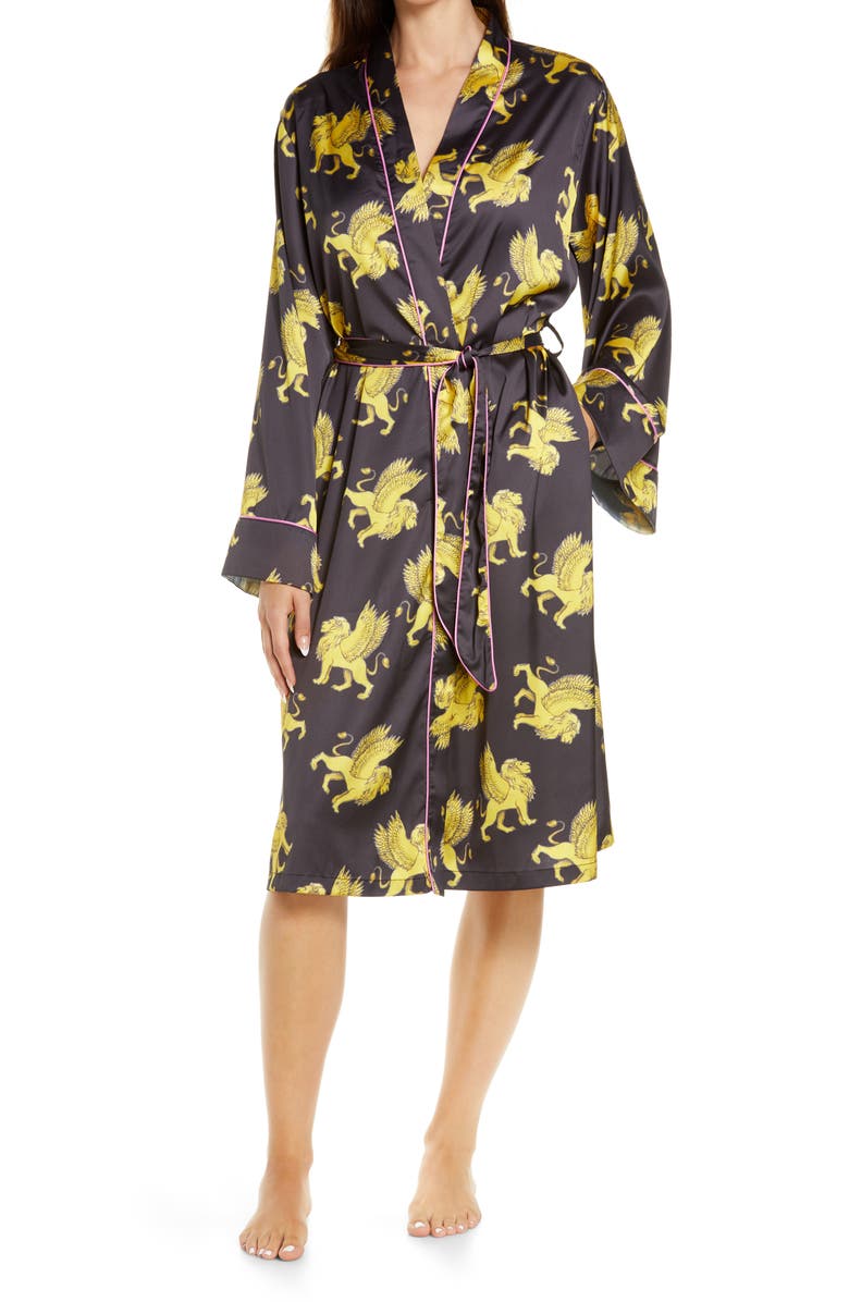 KILO BRAVA Satin Robe, Main, color,