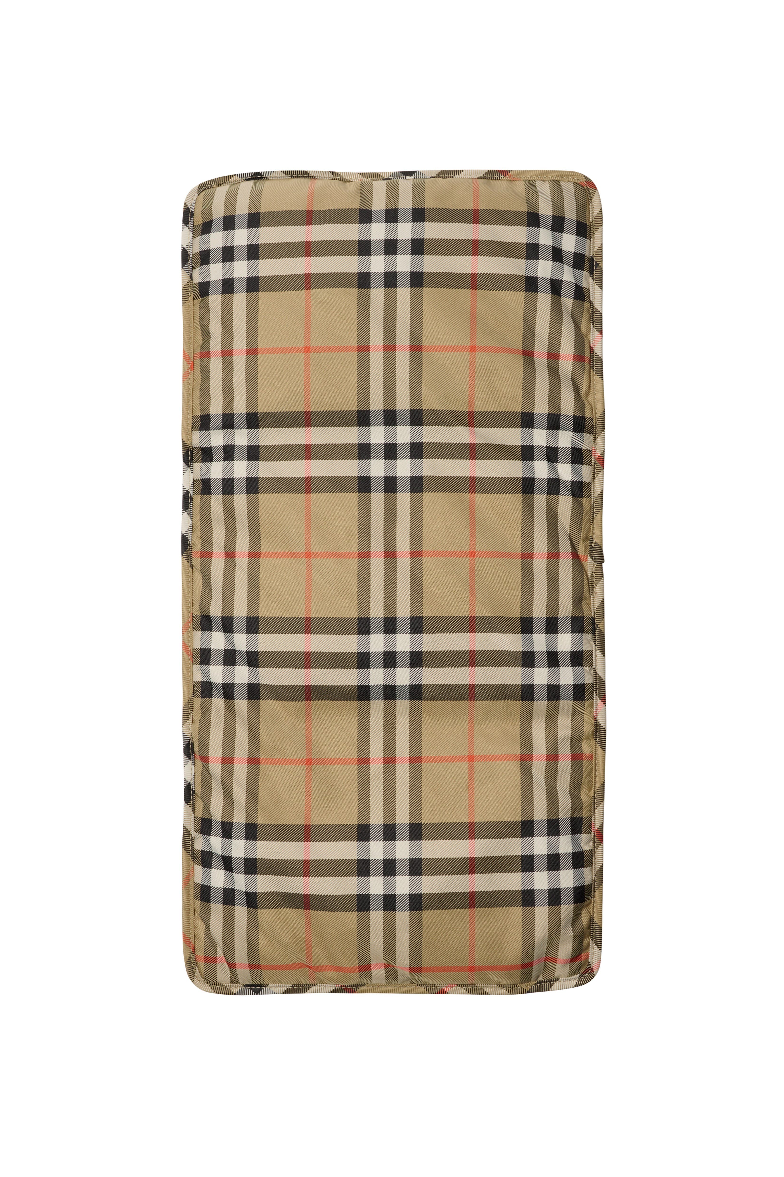 Burberry Check Baby Changing Backpack, Alternate, color, Sand