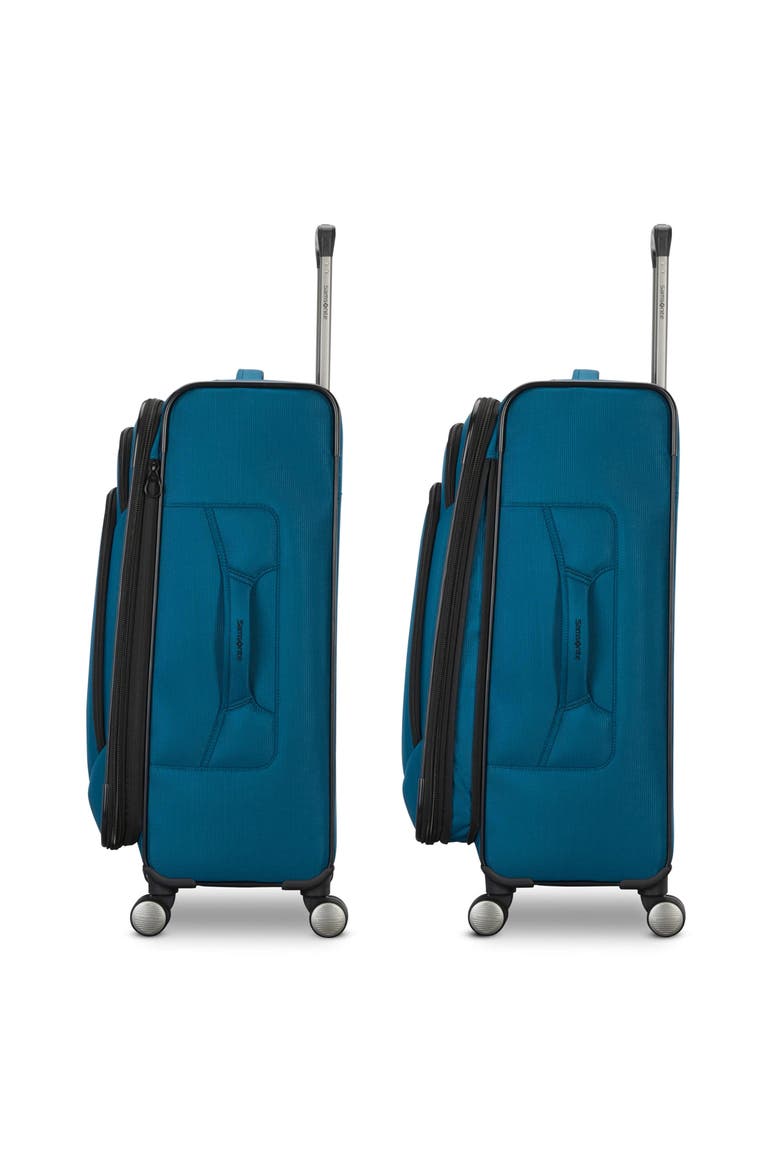 Ascella 4 Softside Expandable 29" Large Checked Spinner Luggage, Alternate, color, Cerulean Blue